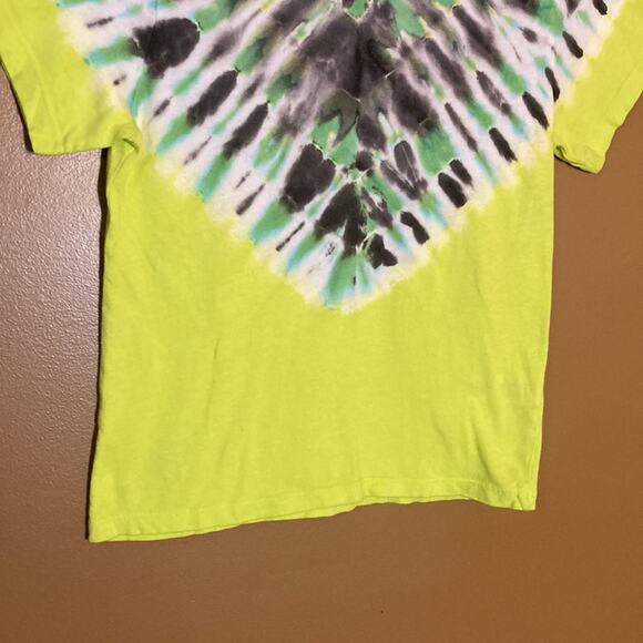 NWOT Agolde Premium Tye Dye Baby Tee Sz X Small - Picture 10 of 12